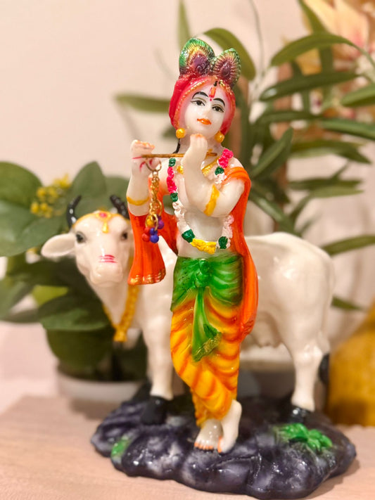 Lord Krishna with Cow